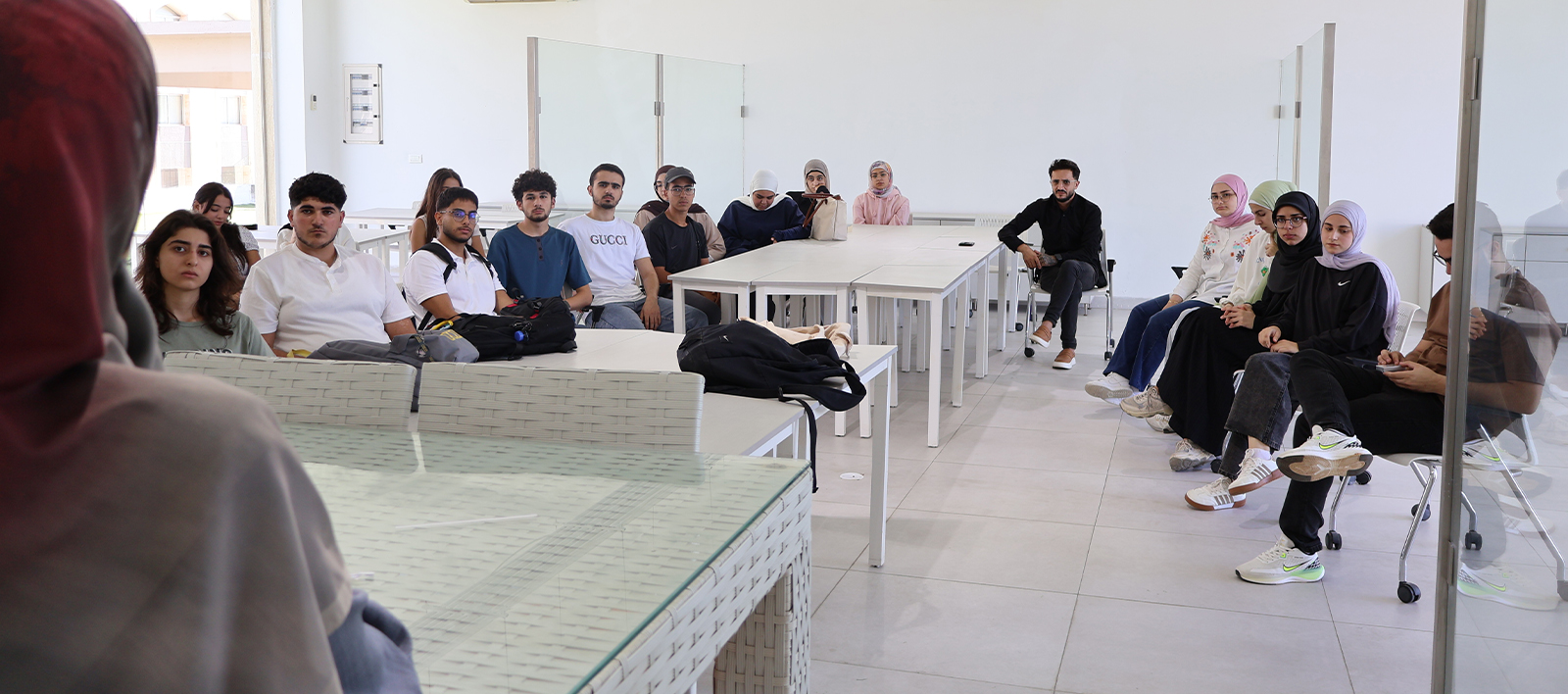 Dr. Mageda Sharafeddin Meets New Computer Science Students