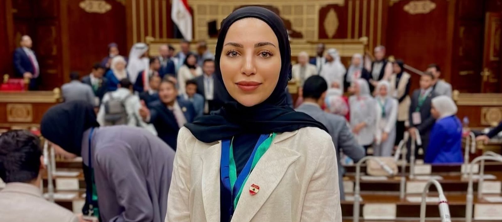 PU Staff Member Participates in the Arab Youth Parliament Model Simulation